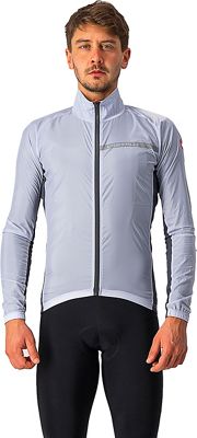 Castelli Squadra Stretch Cycling Jacket - SILVER GRAY-DARK GRAY - M, SILVER GRAY-DARK GRAY